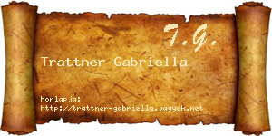 Trattner Gabriella névjegykártya